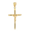 CRUZ TUBO CON CRISTO 32x19x2MM