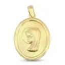 MEDALLA VIRGEN NIÑA OVALADA 16*13MM