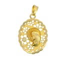 16x12MM OVAL VIRGIN MEDAL.