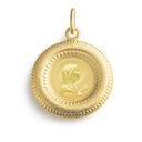 22MM ROUND VIRGIN MEDAL.