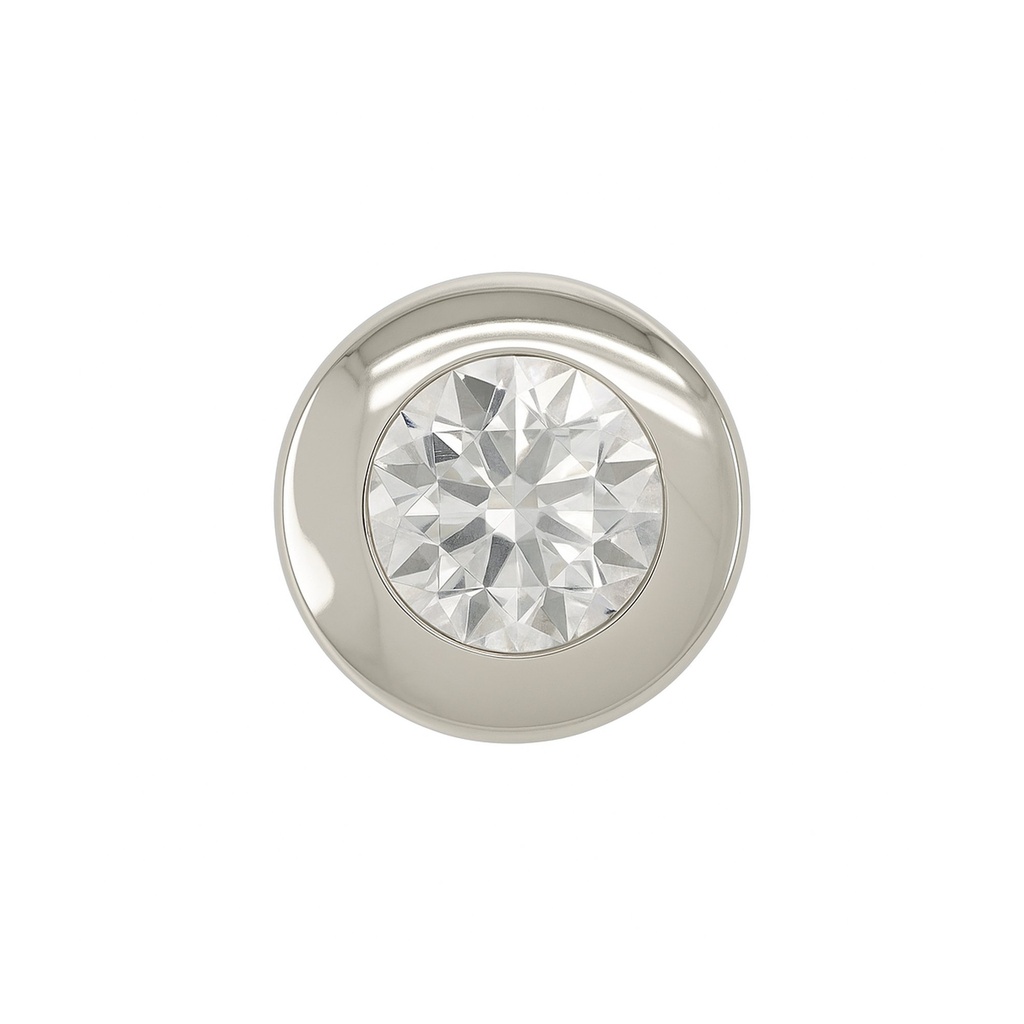 COLG.CHATON 7.0MM 0.11CTS B/3.0MM H-SI