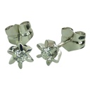 3.5MM DIAMOND STUD EARRINGS.0.34 CT TW VS-H