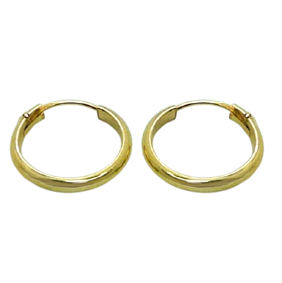 13x2MM HOOP EARRINGS.