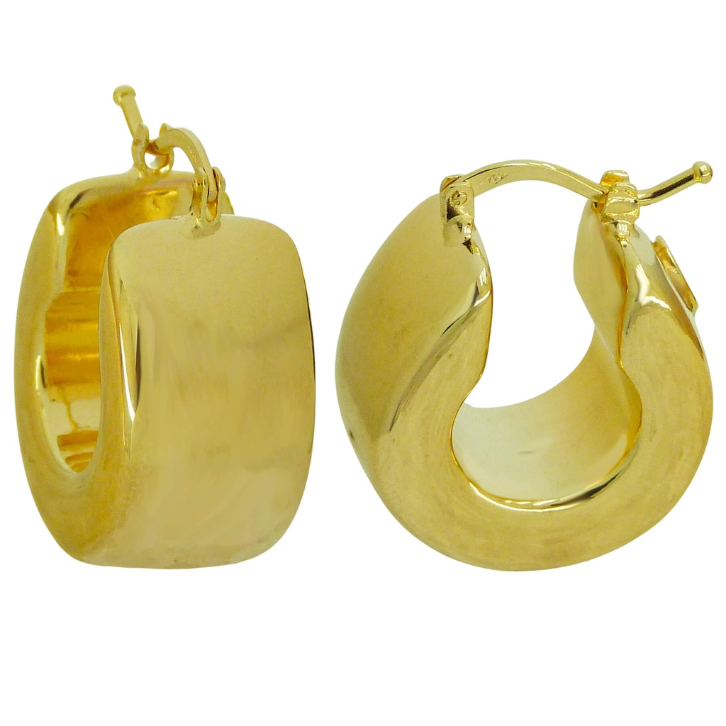 23X10MM HINGED HOOP EARRINGS.