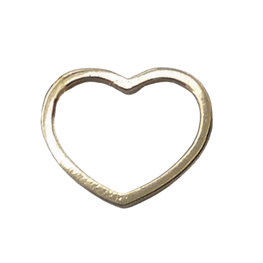 COLG.CORAZON LISO BLANCO 12MM