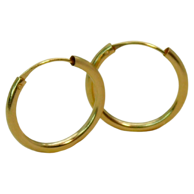 20X2MM HOOP EARRINGS.