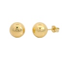 PENDIENTES BOLA LISA 7MM.PRESION