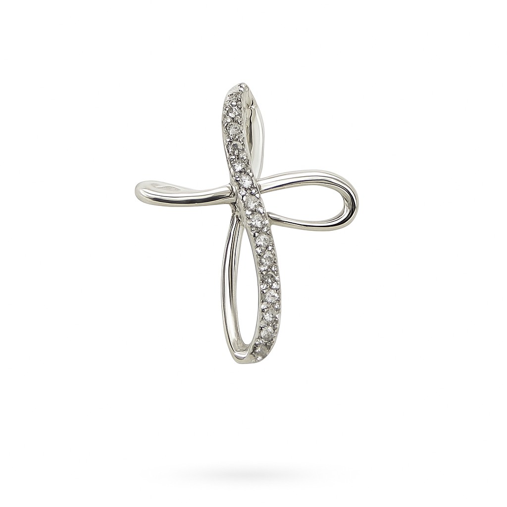 CRUZ 15x10MM 16 BRILLANTES 0.045 CT TW H-SI
