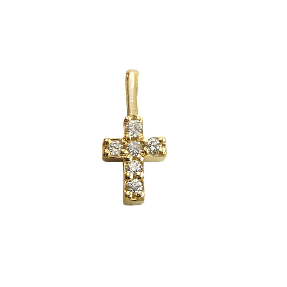 CRUZ 10MM 6 BRILLANTES 0.06 CT TW H-SI