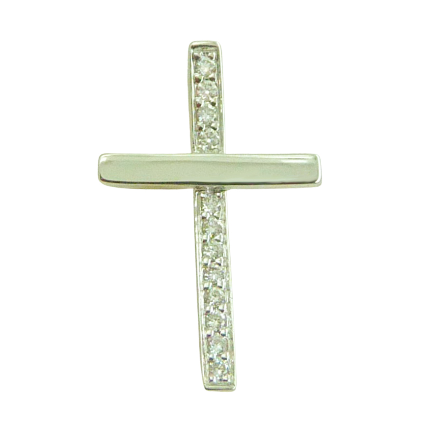 CRUZ 16x10MM 12 BRILLANTES 0.04 CT TW H-SI