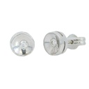 2MM STUD DIAMONDS EARRINGS VS-H 0.06 CT TW.