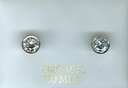 2MM STUD DIAMONDS EARRINGS VS-H 0.06 CT TW.
