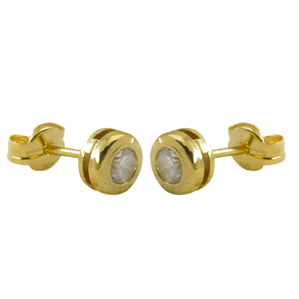 3'2MM DIAMONDS STUD EARRINGS VS-H 0.12 CT TW