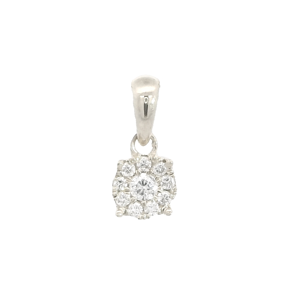 COLGANTE REDONDO 5x5MM 1 BRILLANTE DE 0.0.34 CT Y 9 DE 0.046 CT H-SI