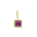 NANO RUBY PENDANT.4'5MM.