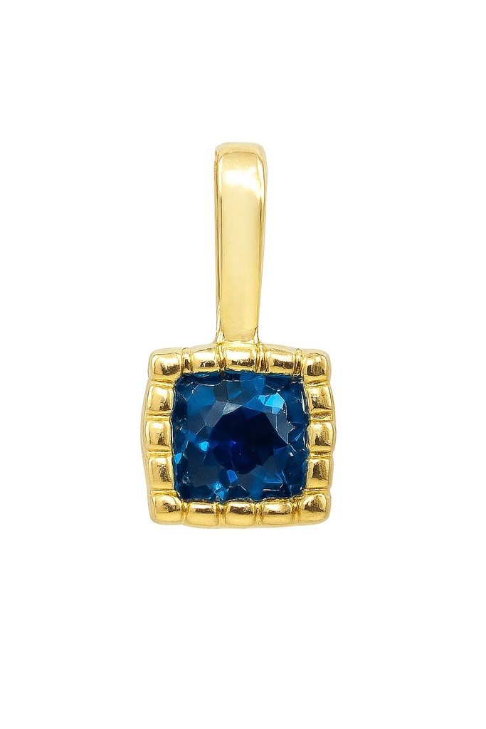4'5MM NANO SAPPHIRE PENDANT.