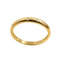 3MM RING WITH CZ.