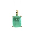 COLGANTE CUARZO VERDE 8x6MM