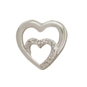 COLG.DOBLE CORAZON 11*10MM 2/0.007 H-SI