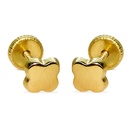 PENDIENTES CUATREBOL LISO 5MM.TORNILLO