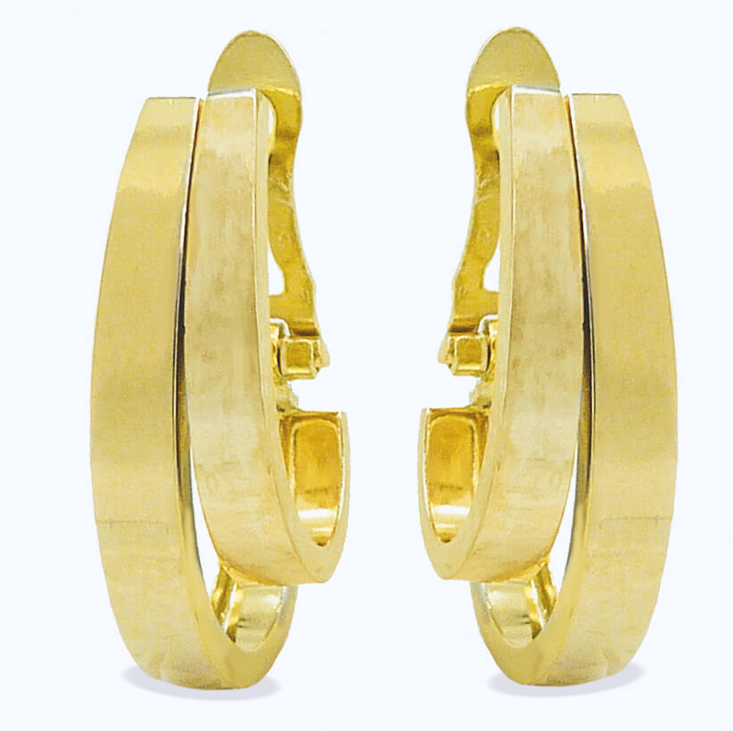20x8MM GOLD LADY EAQRRINGS