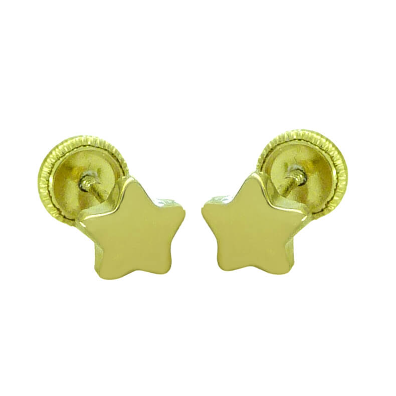 PENDIENTES ESTRELLA 6MM.TORNILLO