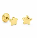 PENDIENTES ESTRELLA LISA 5.50 MM TORNILLO
