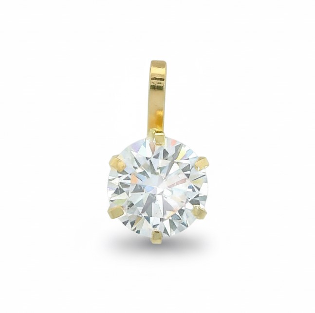 6MM CZ PENDANT.