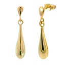 27MM TEARDROP EARRINGS.PIN AND BUTTERFLY CLASP.