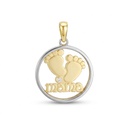 COLGANTE MAMA HUELLAS 17 MM