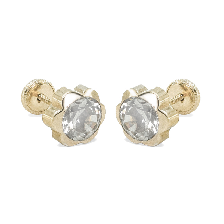 PENDIENTES MARGARITA 5MM.TORNILLO
