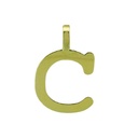 10MM INITIAL "C" PENDANT.10MM.