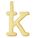INITIAL "K" PENDANT.10MM.