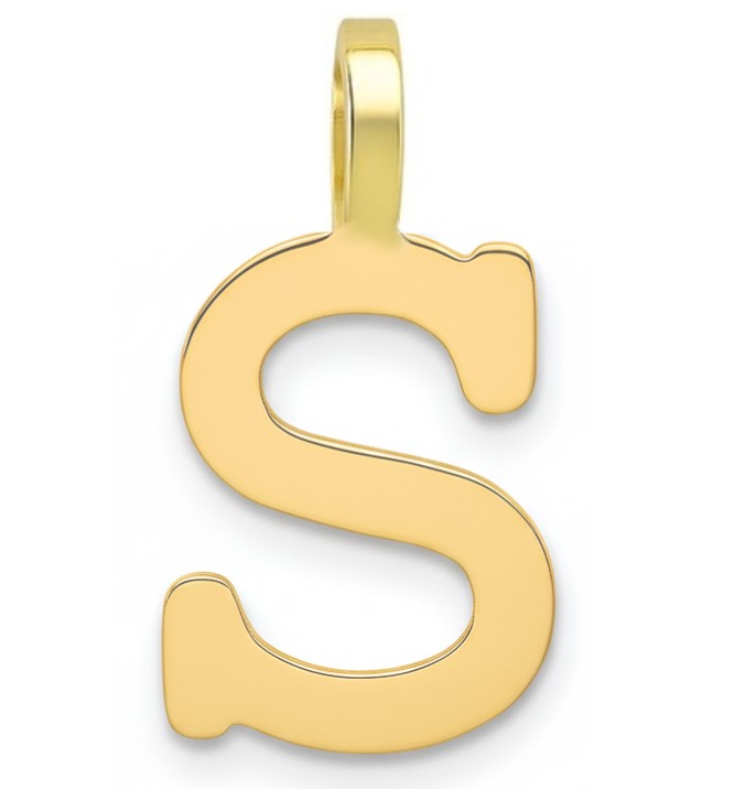 INITIAL "S"PENDANT.10MM.