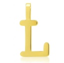 COLGANTE LETRA "L" LISA 10MM