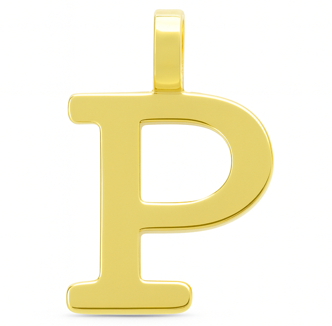 COLGANTE LETRA "P"10MM