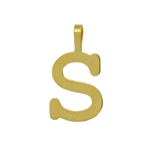 INITIAL "S"PENDANT.10MM.