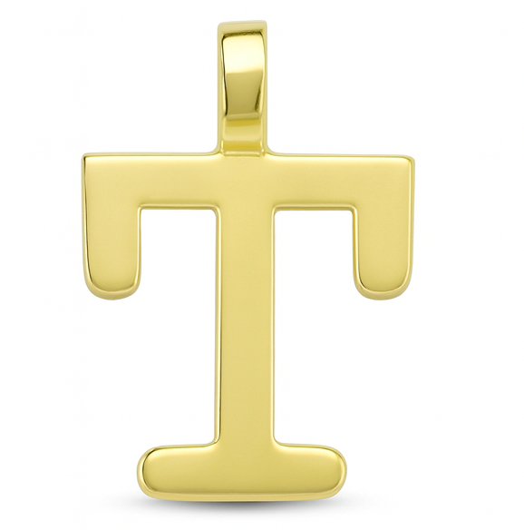 INITIAL "T" PENDANT.10MM.