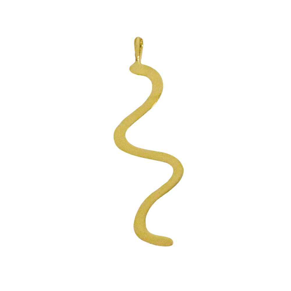 20MM WAVY PENDANT.