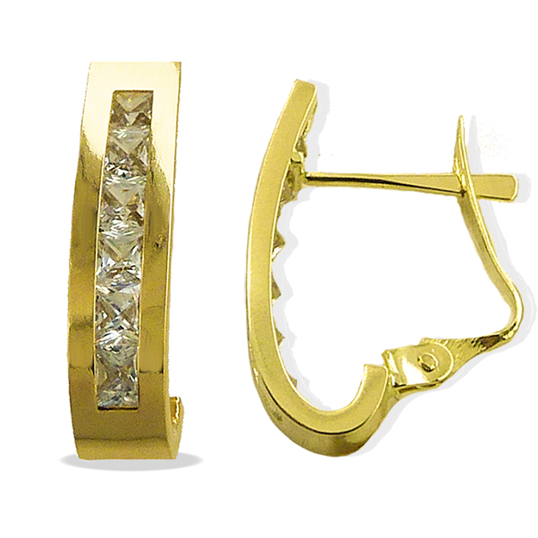 18x4MM LEVERBACK EARRINGS.