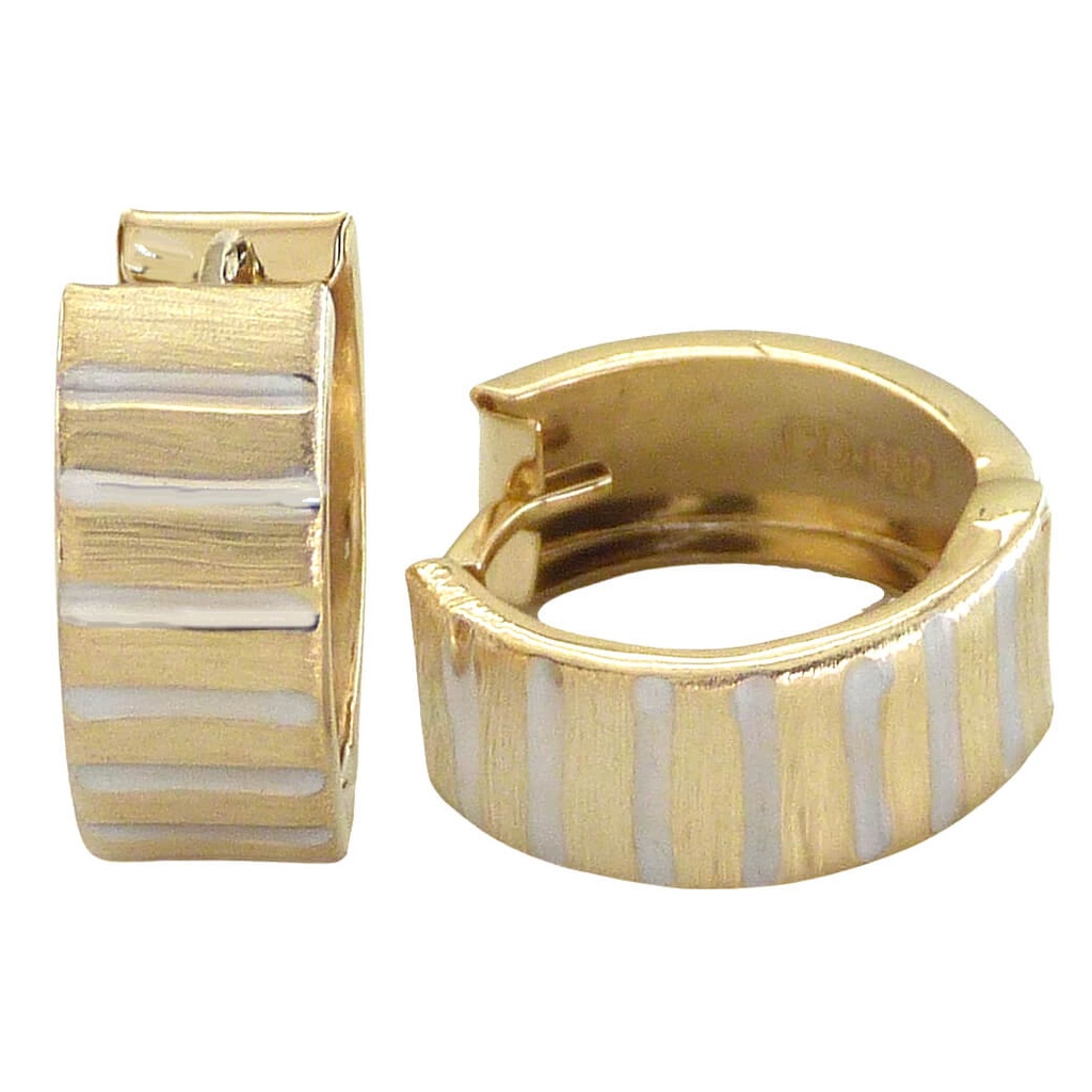 AROS BICOLOR TALLADOS Y MATIZADOS.16x7MM.