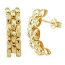 PENDIENTES PANTER 17x5MM.PRESION.