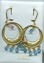 PEND.TRIANGULO 7MM 7 BRILLANTES 1MM H-SI PRESION