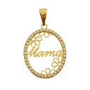 19X15MM OVAL "MUM"PENDANT.