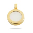 8MM MOTHER OF PEARL PENDANT.