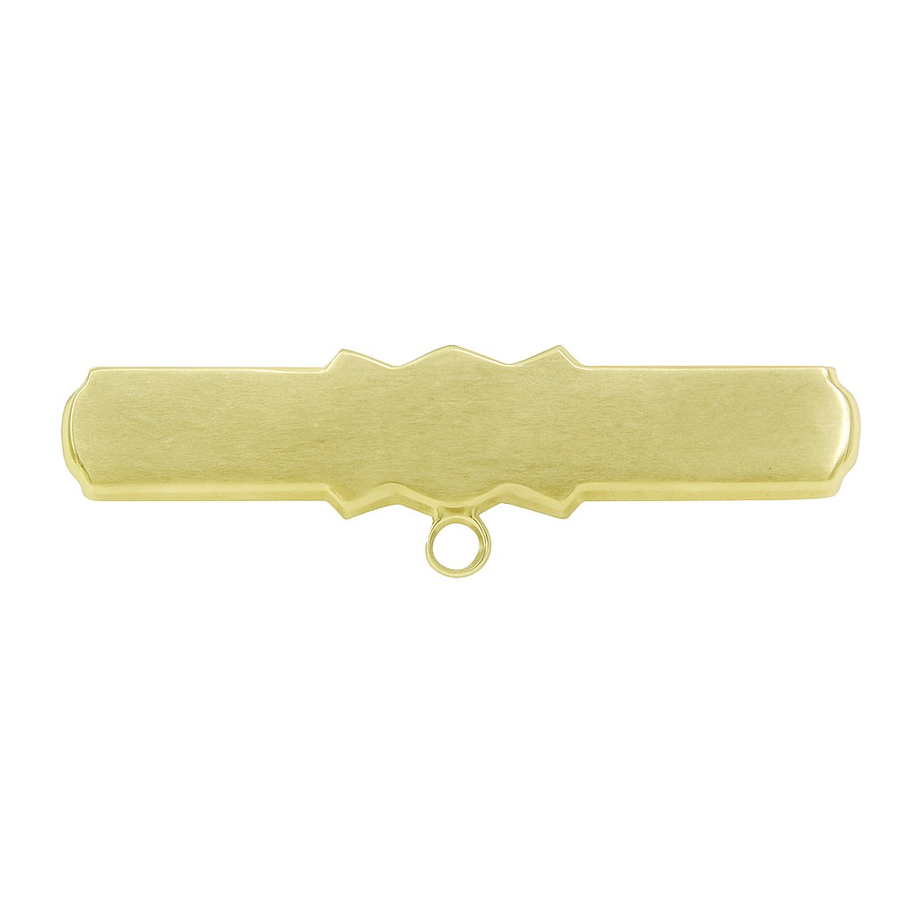 BROCHE BEBE  MATIZADO 30x9MM