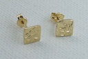 OMEGA BACK EARRINGS WITH CZ.