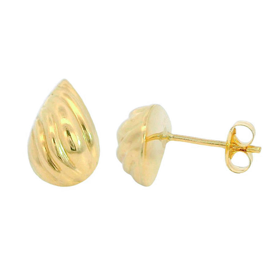 12x8MM PUSHBACK EARRINGS.