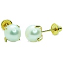 5MM FRESHWATER PEARL EARRINGS.SCREW BACK.