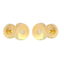 PENDIENTES REDONDOS BRILLANTES DE 1'3MM.